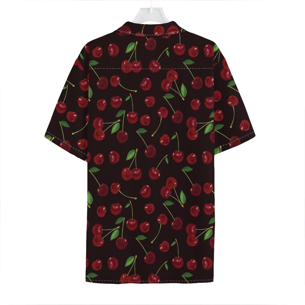 Cherry Fruit Pattern Print Hawaiian Shirt