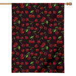 Cherry Fruit Pattern Print House Flag