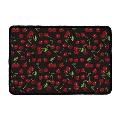 Cherry Fruit Pattern Print Kitchen Mat