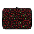 Cherry Fruit Pattern Print Laptop Sleeve