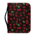 Cherry Fruit Pattern Print Leather Bible Cover