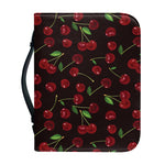 Cherry Fruit Pattern Print Leather Bible Cover