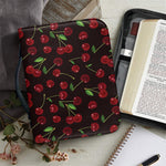 Cherry Fruit Pattern Print Leather Bible Cover
