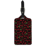 Cherry Fruit Pattern Print Luggage Tag