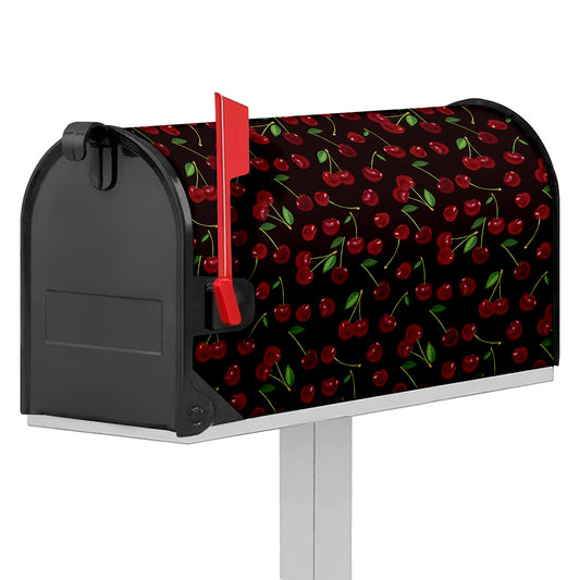 Cherry Fruit Pattern Print Mailbox Cover