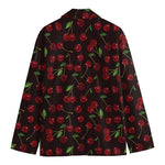 Cherry Fruit Pattern Print Men's Cotton Blazer