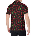 Cherry Fruit Pattern Print Men's Shirt
