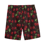Cherry Fruit Pattern Print Men's Sports Shorts