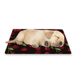 Cherry Fruit Pattern Print Pet Cooling Mat Cover