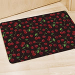 Cherry Fruit Pattern Print Polyester Doormat