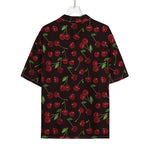Cherry Fruit Pattern Print Rayon Hawaiian Shirt