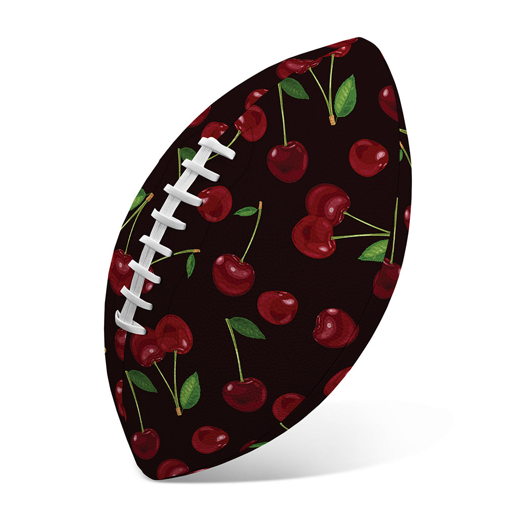 Cherry Fruit Pattern Print Rugby Ball
