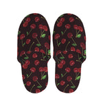 Cherry Fruit Pattern Print Slippers