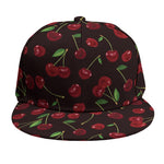 Cherry Fruit Pattern Print Snapback Cap