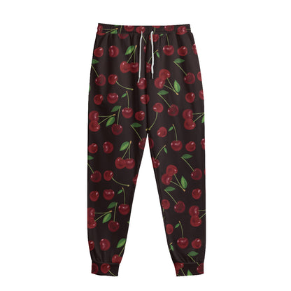 Cherry Fruit Pattern Print Sweatpants