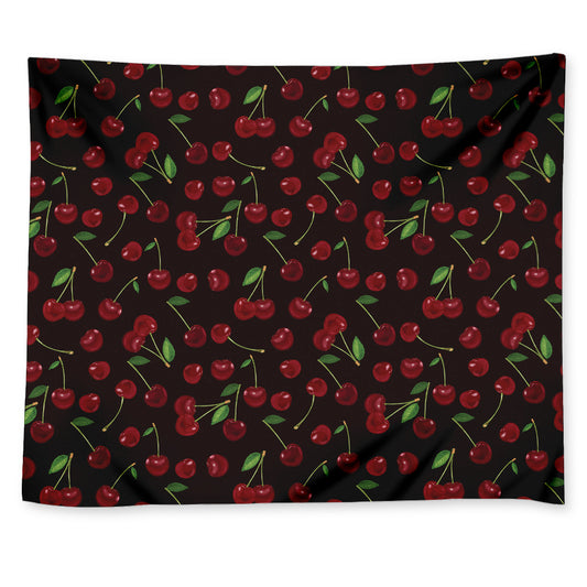 Cherry Fruit Pattern Print Tapestry