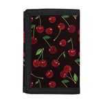 Cherry Fruit Pattern Print Trifold Wallet