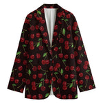 Cherry Fruit Pattern Print Women's Blazer