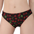 Cherry Fruit Pattern Print Women's Panties