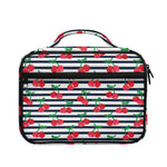 Cherry Striped Pattern Print Briefcase Bible Bag