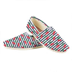 Cherry Striped Pattern Print Casual Shoes