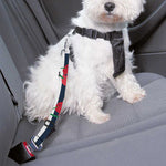 Cherry Striped Pattern Print Dog Seat Belt