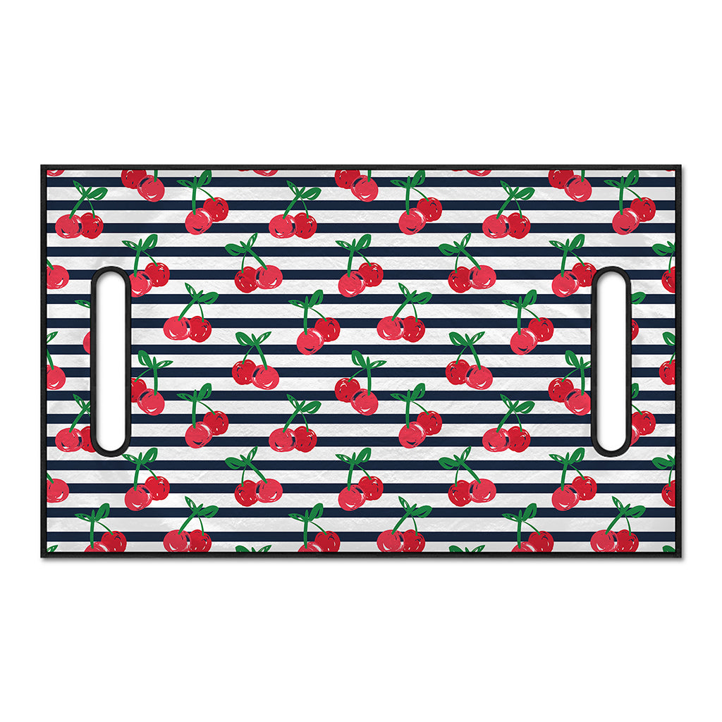 Cherry Striped Pattern Print Golf Cart Seat Cover