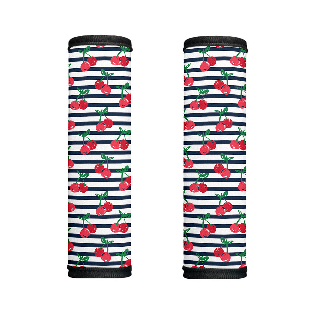 Cherry Striped Pattern Print Handle Covers