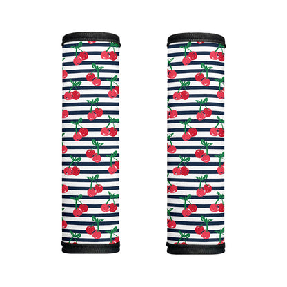 Cherry Striped Pattern Print Handle Covers