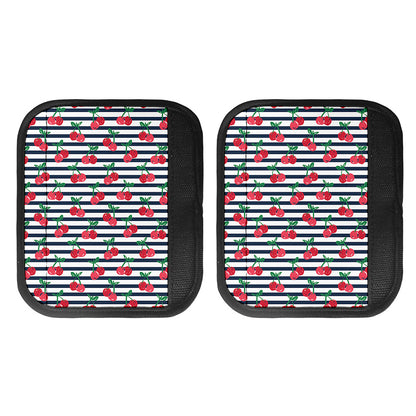 Cherry Striped Pattern Print Handle Covers