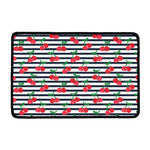 Cherry Striped Pattern Print Kitchen Mat