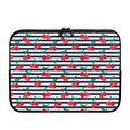 Cherry Striped Pattern Print Laptop Sleeve