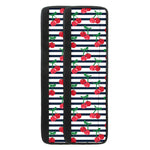 Cherry Striped Pattern Print Refrigerator Handle Covers