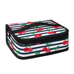Cherry Striped Pattern Print Small Lunch Bag