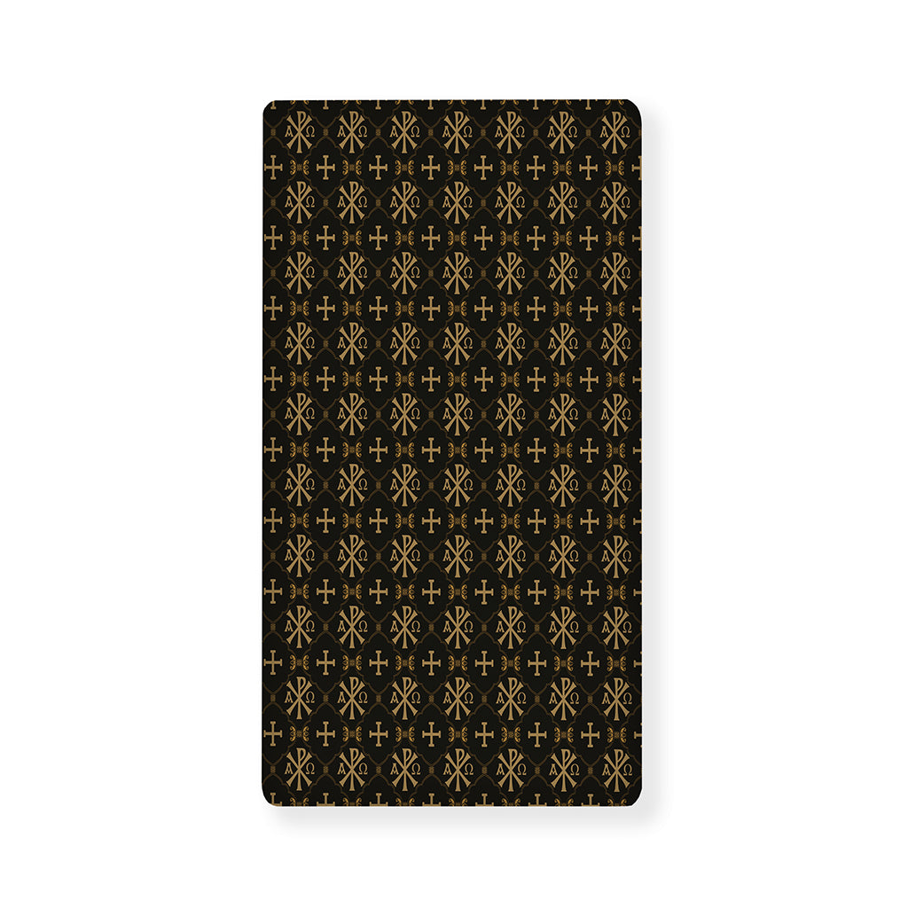 Chi Rho Orthodox Pattern Print Baby Crib Sheet