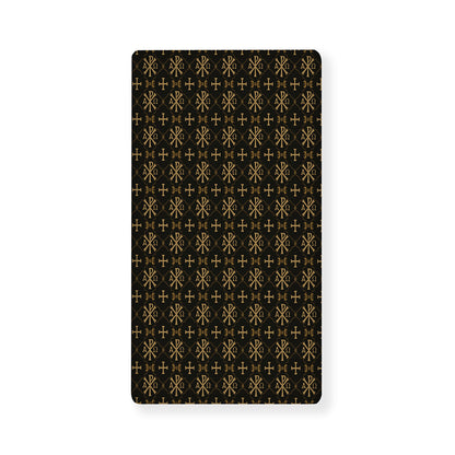 Chi Rho Orthodox Pattern Print Baby Crib Sheet