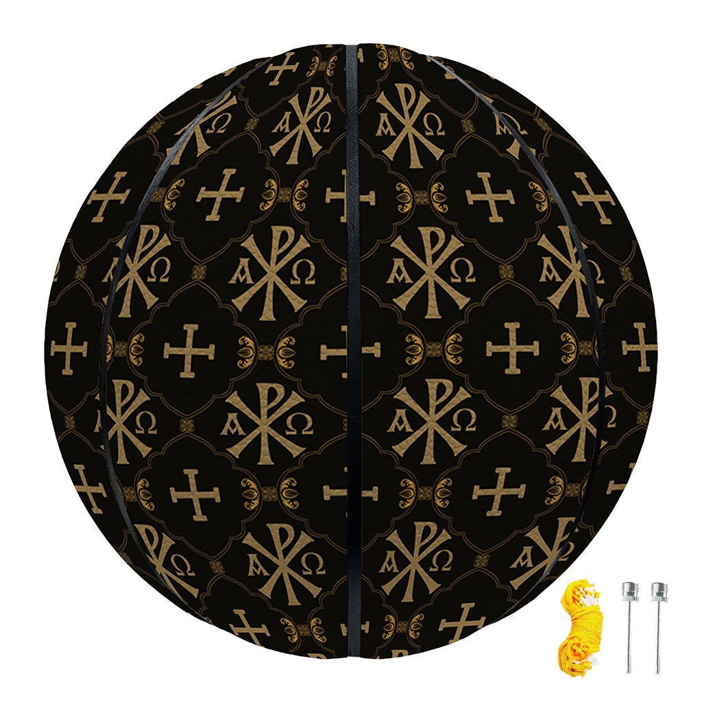 Chi Rho Orthodox Pattern Print Basketball