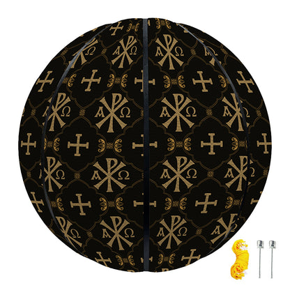 Chi Rho Orthodox Pattern Print Basketball