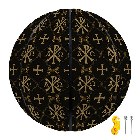 Chi Rho Orthodox Pattern Print Basketball