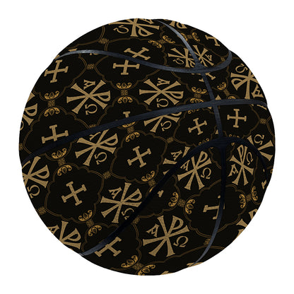 Chi Rho Orthodox Pattern Print Basketball
