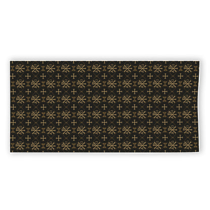 Chi Rho Orthodox Pattern Print Beach Towel