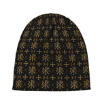 Chi Rho Orthodox Pattern Print Beanie