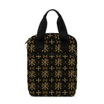 Chi Rho Orthodox Pattern Print Bible Tote Bag