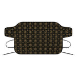 Chi Rho Orthodox Pattern Print Car Windshield Snow Cover