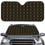 Chi Rho Orthodox Pattern Print Car Windshield Sun Shade