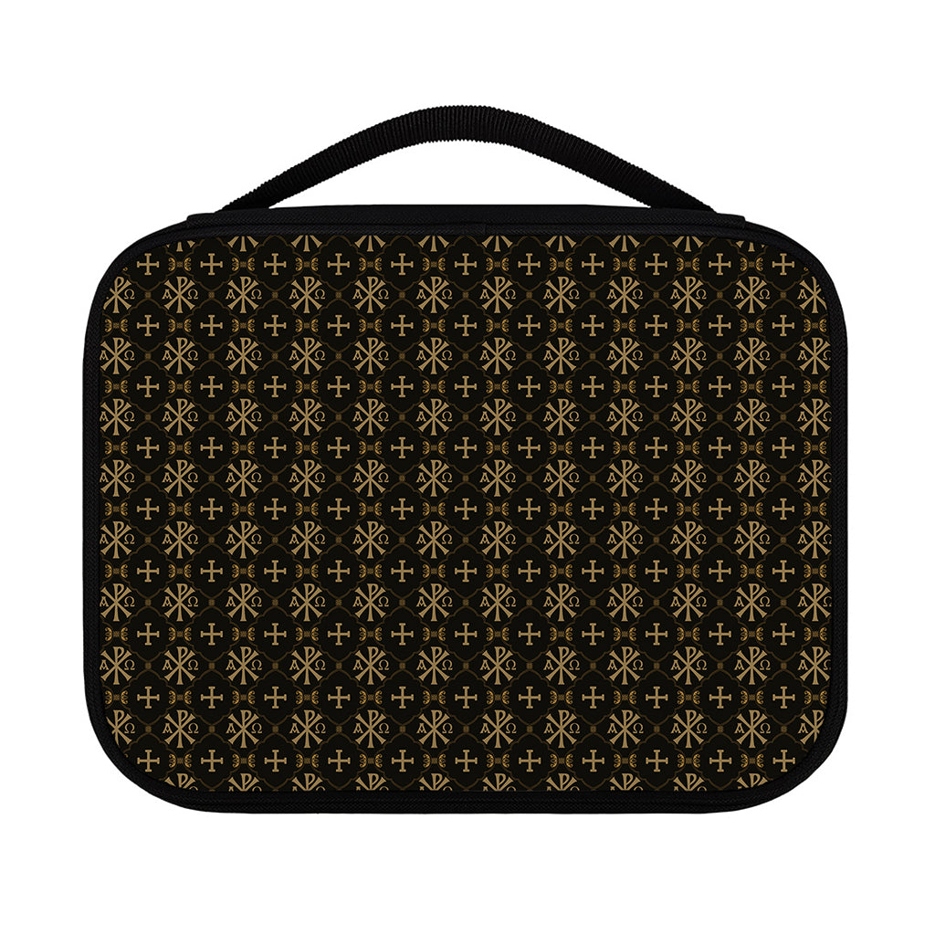 Chi Rho Orthodox Pattern Print Classic Bible Case