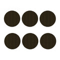 Chi Rho Orthodox Pattern Print Coaster Set