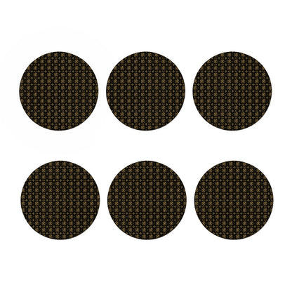 Chi Rho Orthodox Pattern Print Coaster Set