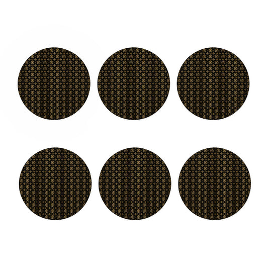 Chi Rho Orthodox Pattern Print Coaster Set