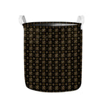 Chi Rho Orthodox Pattern Print Collapsible Laundry Basket